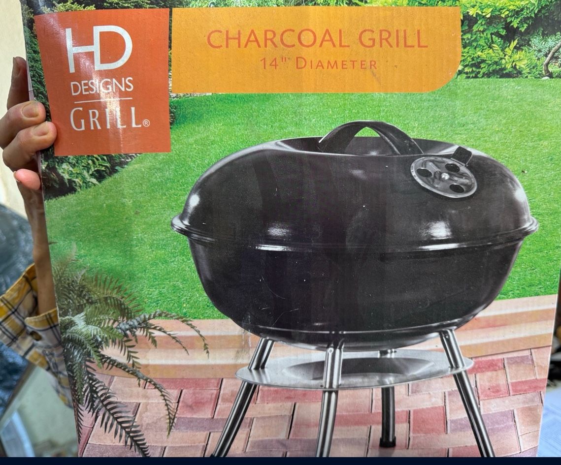 Mini 14” Charcoal Grill - New In Box