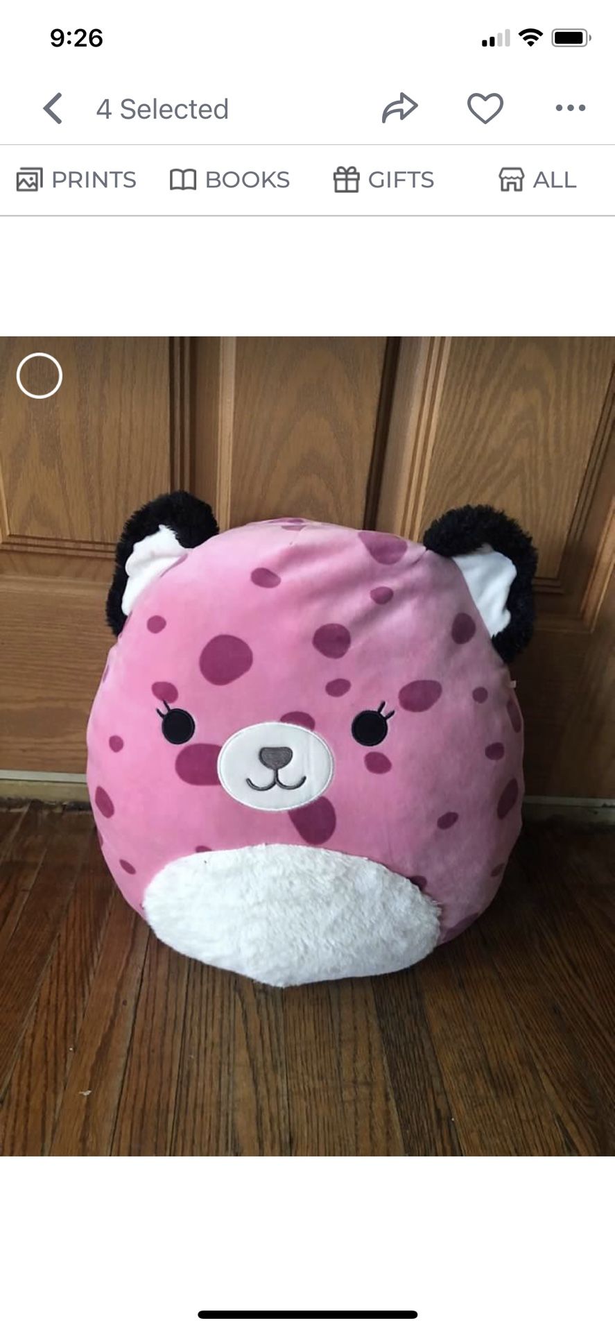 Squishmallow Large Leopard Plush