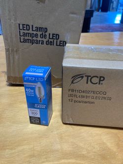TCP LED light bulbs (carton of 12)