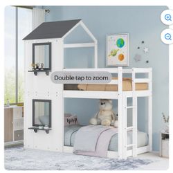Kids Bunk Beds Twin Size 