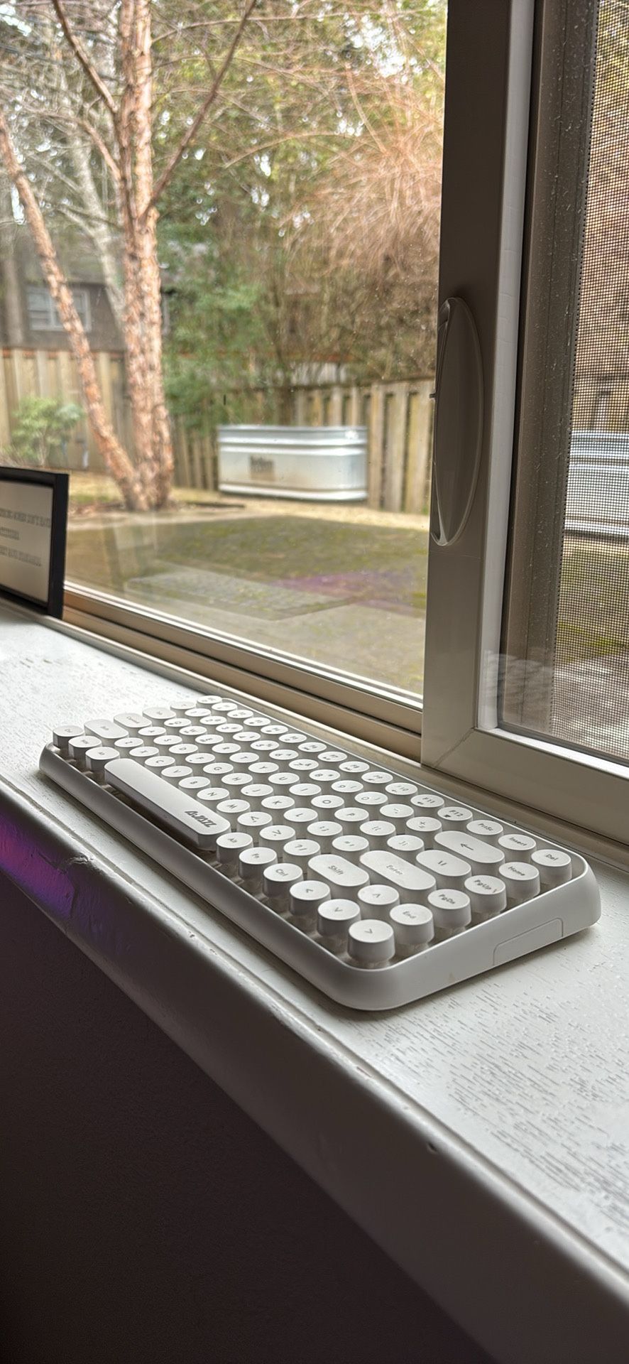 bluetooth keyboard typewriter style for all devices