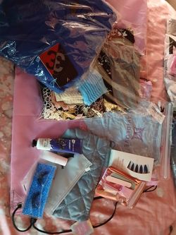 Baby blue Overnight Bag Set