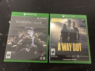 2 XBOX ONE GAMES FOR $25