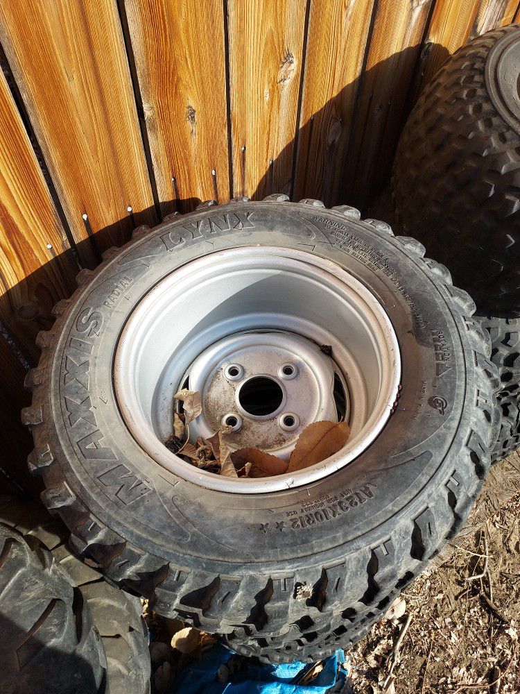 Rims And Tire For Atv