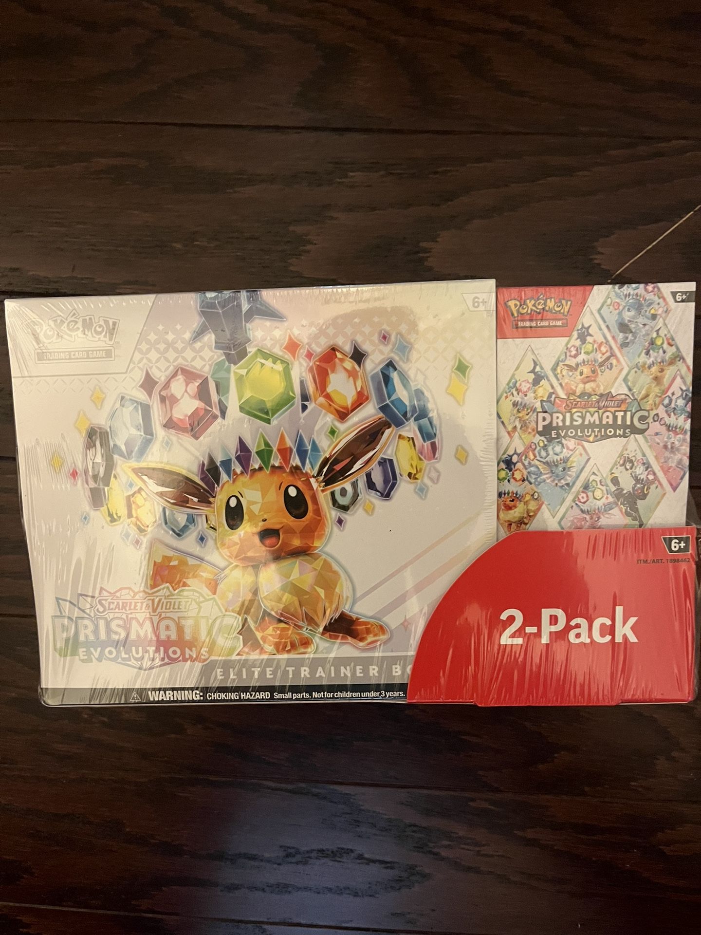 Pokemon Prismatic Evolutions Costco 2 Pack Bundle