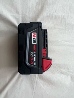 M18 Milwaukee 5.0 battery