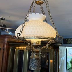 Antique, Beautiful, Solid, Brass Hanging Light