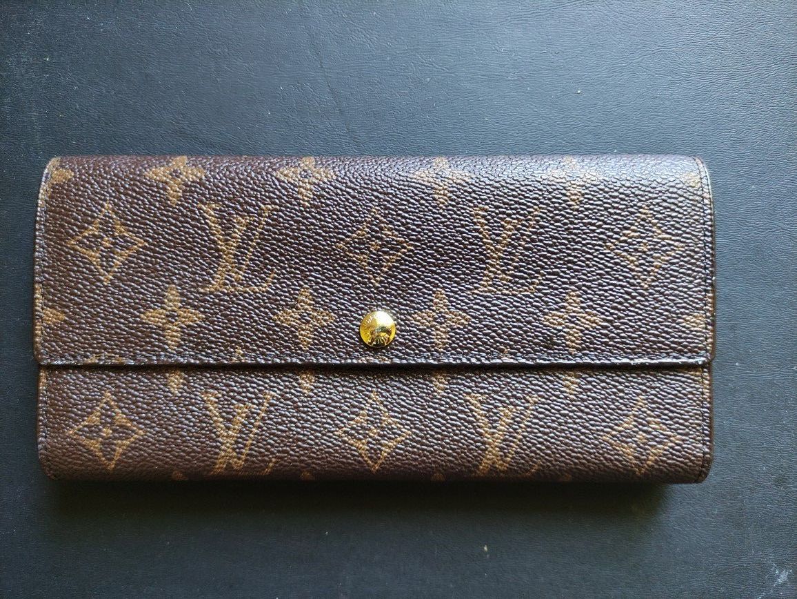 Louis Vuitton Porte Monnaie Monogram Pochette Credit Long Wallet