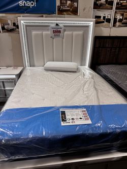 QUEEN BED FOR SALE (AVAILABLE IN KING*) !!NO CREDIT NEEDED !! TAKE IT HOME TODAY!! 🚛 SAME DAY DELIVERY AVAILABLE 🚚 Se Habla Español