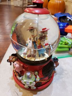 RARE Disney Toy Story music snowglobe