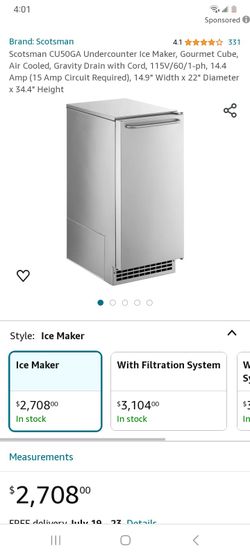 Scotsman Ice Cube Maker (Cu50ga-1c) 