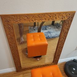 Indonesian Wooden Mirror