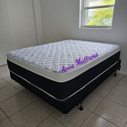 NEW QUEEN PILLOW TOP MATTRESS AND BOX SPRING