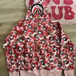 PINK HELLO KITTY HOODIE 