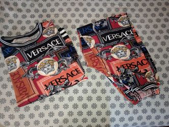 Versace Multi-colored Two Piece Set