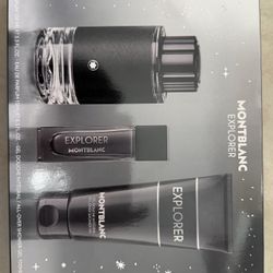  Colognes / perfumes / fragrances Montblanc Men's 3-Pc. Explorer Eau de Parfum Gift Set 