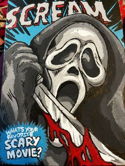 Ghost Face Original Painting