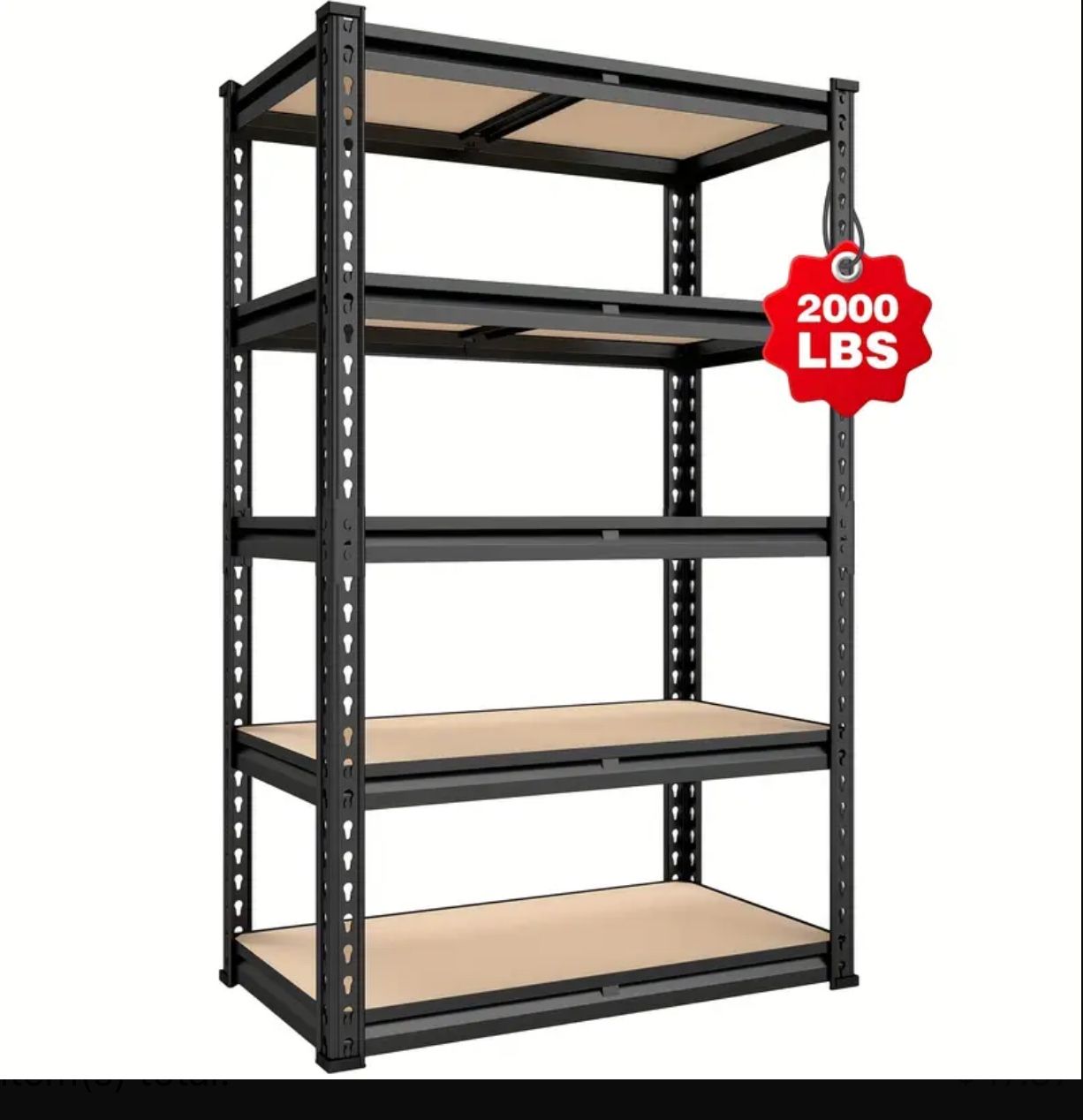 Heavy Duty Shelving Storage Heavy Duty Shelving 5 Tier Metal Shelves For Garage Shelves, Adjustable Shelving Unit For For Kitchen Warehous
