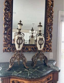 Late 19th century marble and bronze