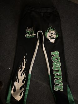 Green And Black Sweats