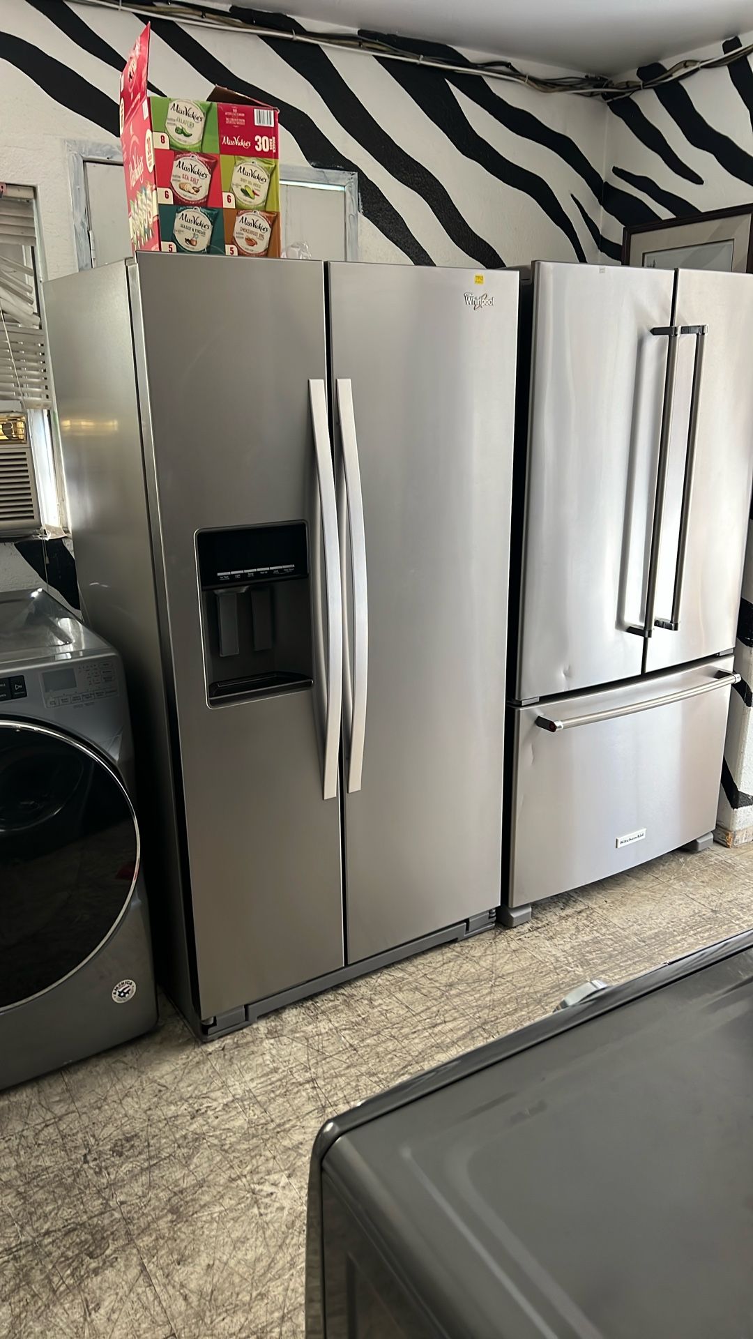 Whirlpool Stainless Steel Counter Depth Side By Side Refrigerator