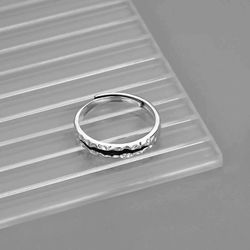 Titanium steel ring men's trendy men's ring cold high-end ins domineering retro open finger ring single withdrawal finger ring