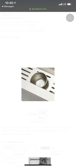 Viking oven warm drawer 30”