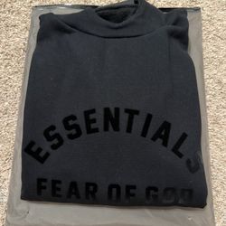 Jet Black Essentials Hoodie