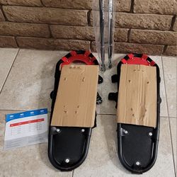 Aluminum Alloy Terrain Snow Shoes with Trekking Poles