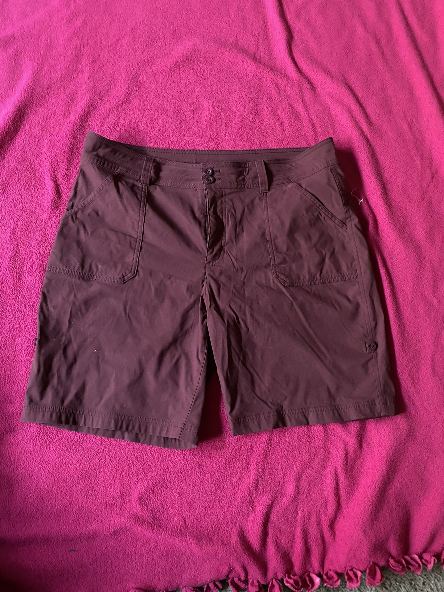 Burgundy Eddie Bauer shorts