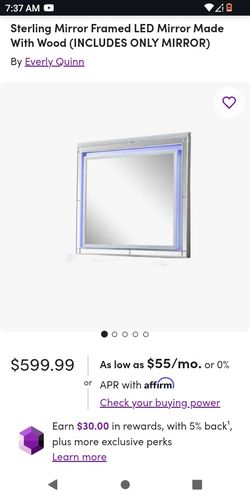 Vanity Mirror With Back Lighting