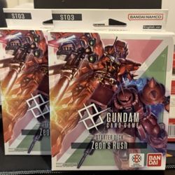 ST-03 Zeon Rush Gundam Card Game (Deck Only; No Pack)