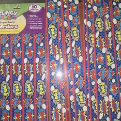 Clingy Things Borders + Magnetic Strips Comic Design