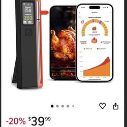 UNERVER Wireless Meat Thermometer with WiFi