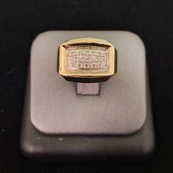 GTS 10k 8.7g YG RING .20CTW