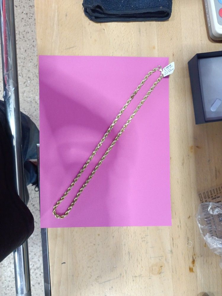 10k Gold Rope Chain