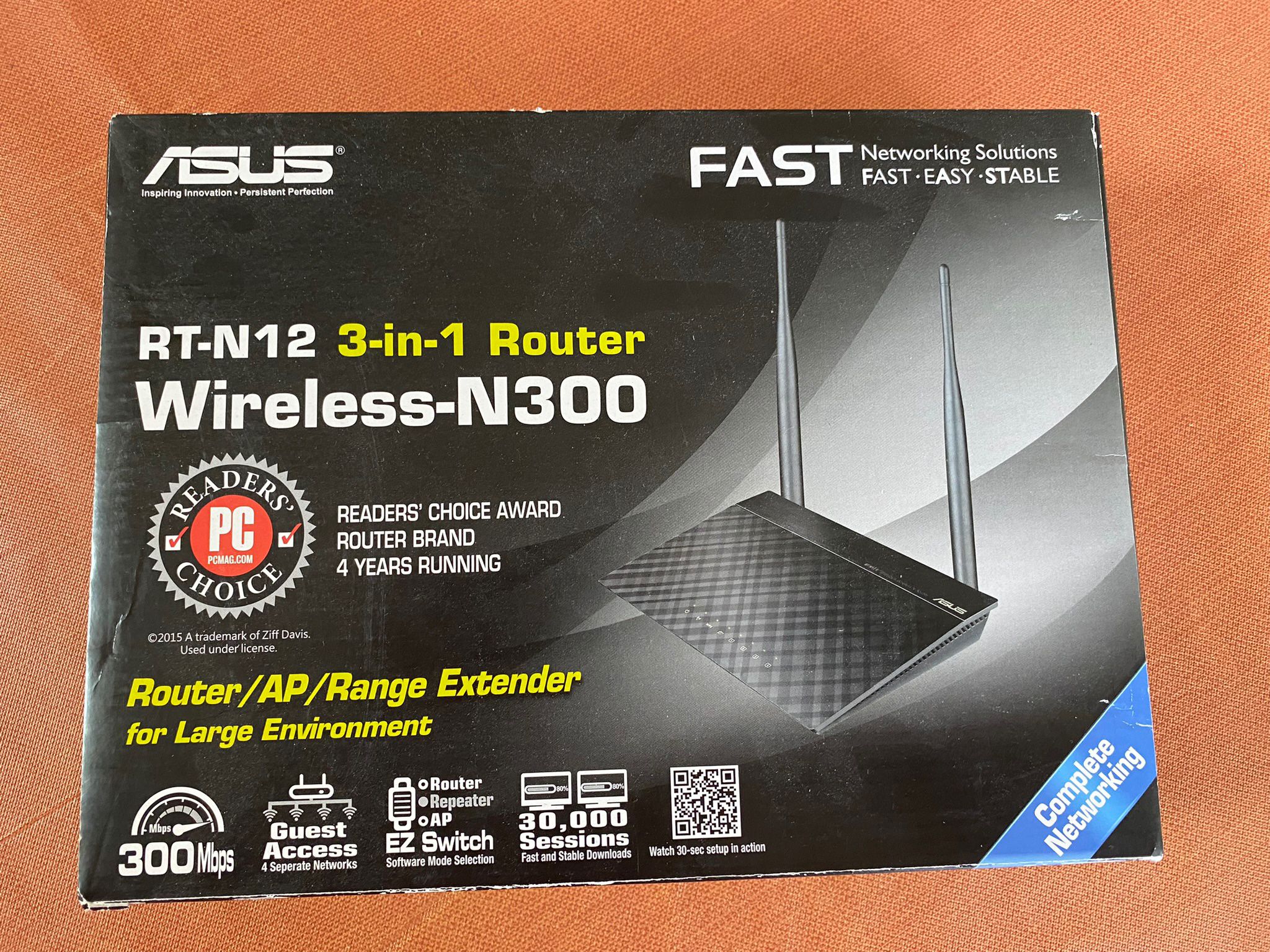 New In Box. See Pics. ASUS 3 In 1 Wireless Router. $20.00 Firm.