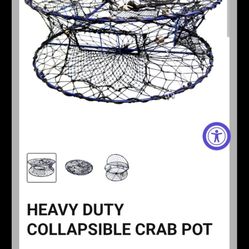 Collapsible crab pot