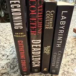 Catherine Coulter Mixed Lot Of 4 Thriller Novels 