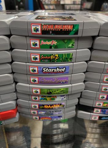 Complete Nintendo 64 Game Collection - All 296 games with 2 Color Variants