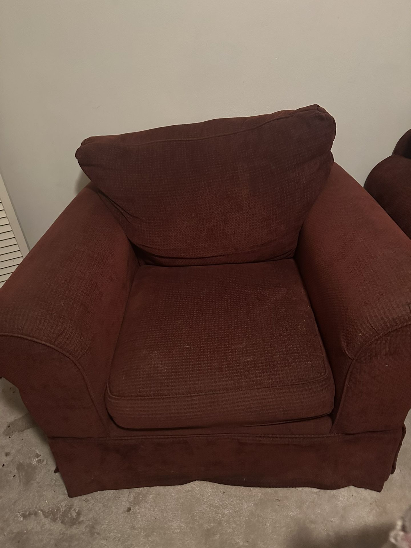 2 Red Chairs