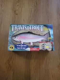 Vintage Gemmy Travis The Trout Singing Fish