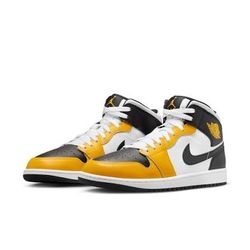 jordan 1 mid yellow ochre