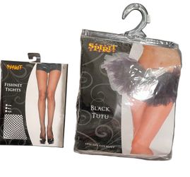 Spirit Black Tutu And Black Fishnet Tight