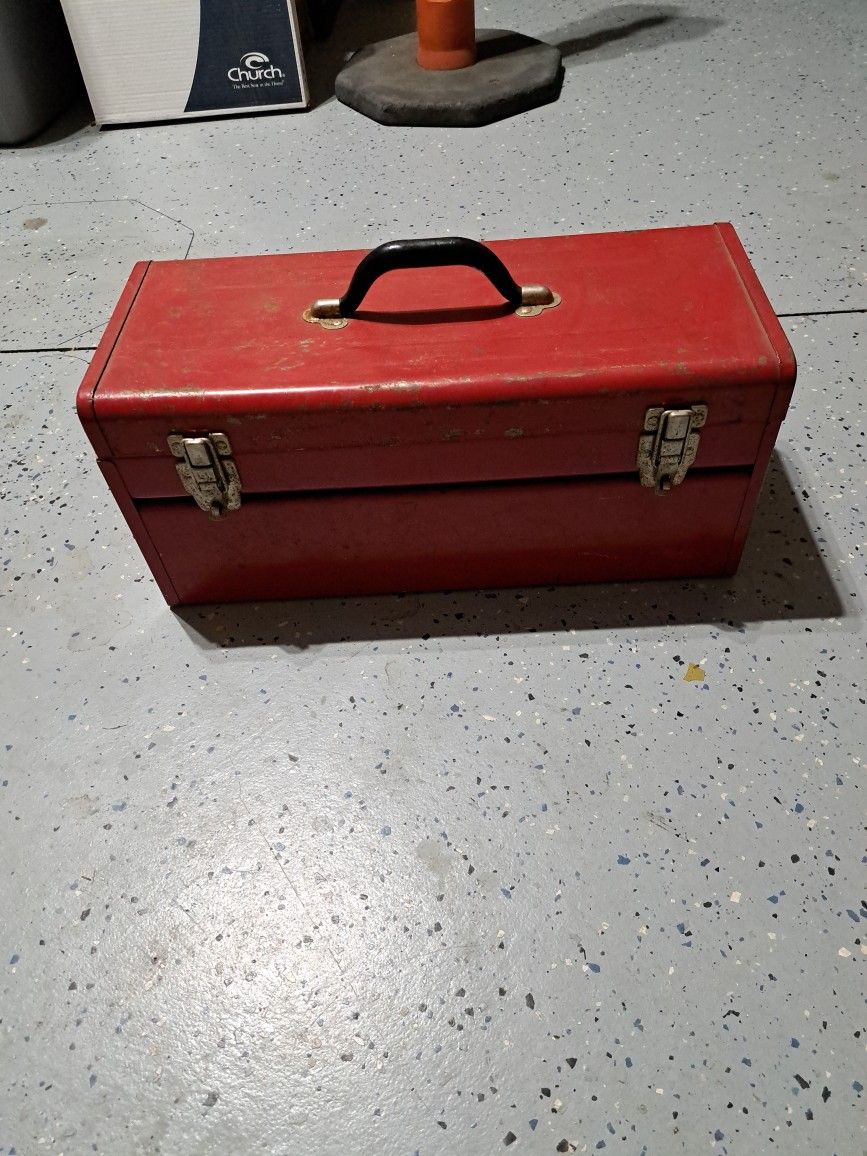 Metal Red Tool Box
