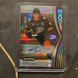 SYNERGY ROOKIE 69/99 auto leo  carlsson