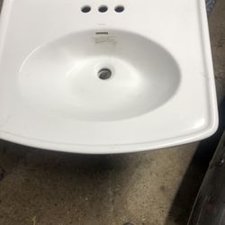 Decolav Pedestal sink never used