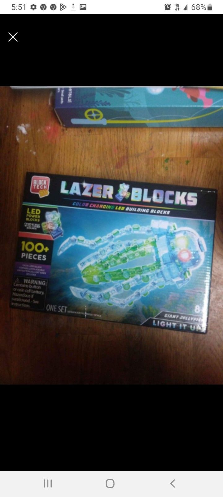 Light Up Lego Type Blocks Brand New