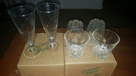 Princess House crystal 442 & 487 brand new in box