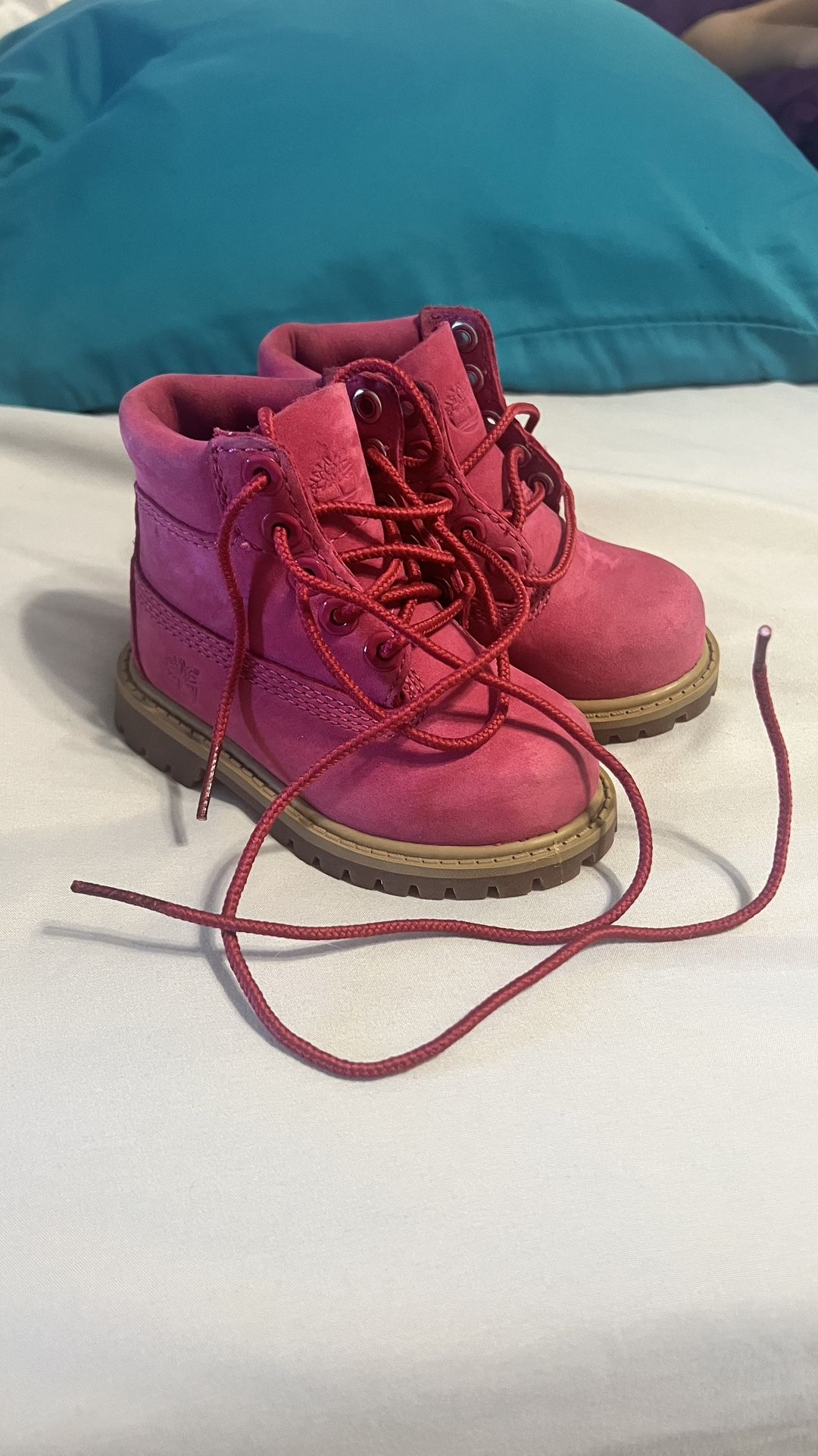 Pink Timberland  Baby Shoes